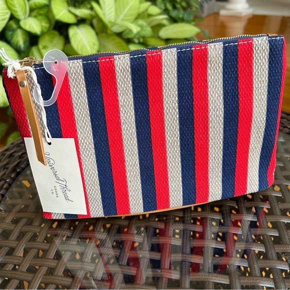 Universal Thread Red And Blue Striped Clutch/Makeup Bag (2-pack Bundle) - Picture 2 of 11